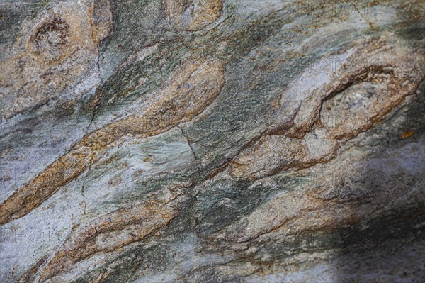 Coloured, ferrous mineral rocks on the beach of Topinetti, near Rio Marina, Elba, Tuscan Archipelago, Tuscany, Italy, Europe