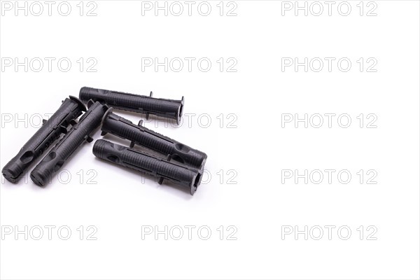 Image of plugs for screws on an isolated background