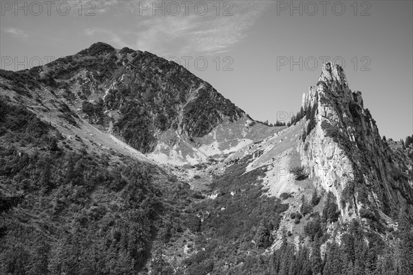 Risserkogel and Blankenstein, Tegernsee Mountains, Mangfall Mountains, Bavarian PrealpsUpper Bavaria, Bavaria, Germany, Europe