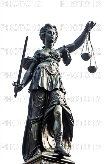 Justitia in Frankfurt am Main, Frankfurt am Main, Federal Republic of Germany