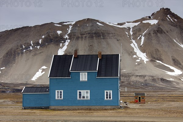 Koldewey Station for Arctic and marine research at Ny-Alesund on Svalbard, Spitsbergen, Norway, Europe