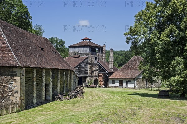 The forge de Savignac-Ledrier along the Auvezere river, Dordogne, Perigord, Aquitaine, France, Europe