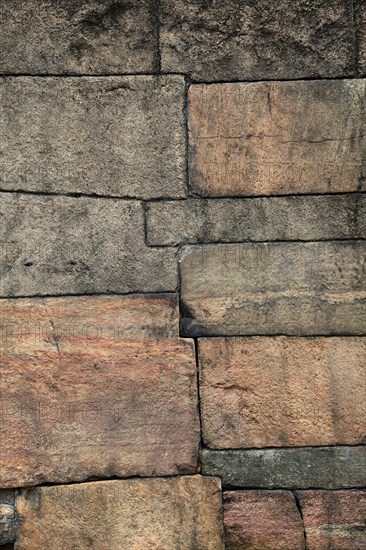 Hatadage building detail, The Quadrangle, UNESCO World Heritage Site, the ancient city of Polonnaruwa, Sri Lanka, Asia