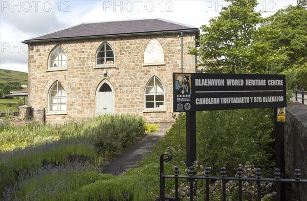 Heritage Centre building, Blaenavon World Heritage town, Torfaen, Monmouthshire, South Wales, UK