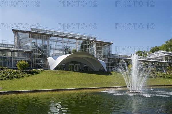 The greenhouse Plant Palace at the Botanic Garden Meise, Plantentuin Meise near Brussels, Belgium, Europe