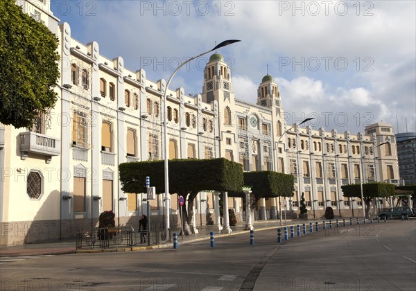 Palacio de la Asamblea architect Enrique Nieto, Plaza de Espana, Melilla, Spain, north Africa, Europe