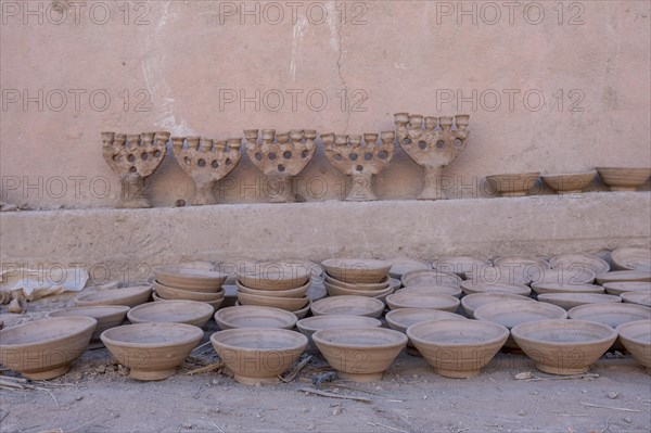 Handmade products in a pottery, Tamegroute, Morocco, Africa