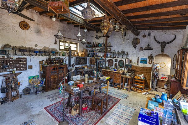 Artist's workshop in Capoliveri, Elba, Tuscan Archipelago, Tuscany, Italy, Europe