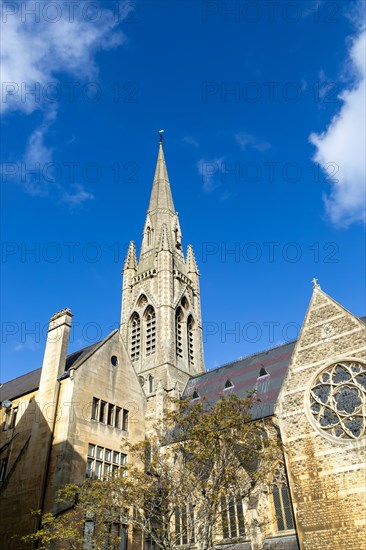 Roman catholic church of Saint John the Evangelist, Bath, north east Somerset, England, UK architect C. F. Hansom 1863
