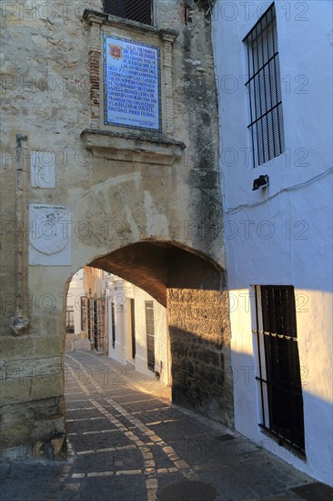 Traditional historic buildings in Vejer de la Frontera, Cadiz Province, Spain, Europe