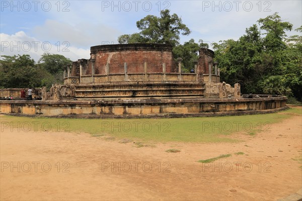 Vatadage building, The Quadrangle, UNESCO World Heritage Site, the ancient city of Polonnaruwa, Sri Lanka, Asia