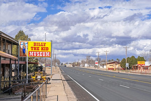 Billy The Kid Museum along the U. S. Route 84, US 84 in the village Fort Sumner, De Baca County, New Mexico, United States, USA, North America