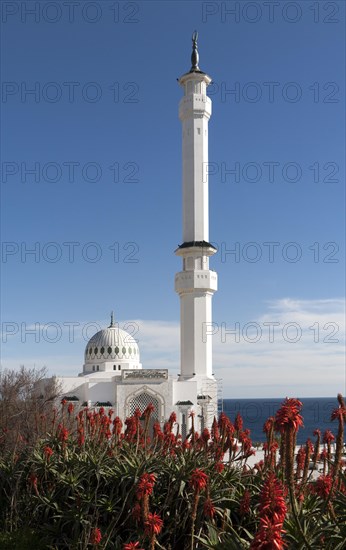 Mosque of the Custodian of the Two Holy Mosques, Europa Point, Gibraltar, British overseas territory in southern Europe, Europe