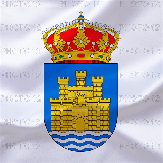 The coat of arms of Ibiza, Island, Balearic Islands, Spain, Studio, Europe