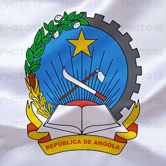 Africa, Central Africa, African Union, the coat of arms of Angola, Studio