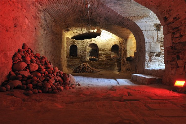 The Catalan fortress Fort de Salses at Salses-le-Chateau, Pyrenees, France, Europe