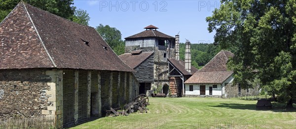 The forge de Savignac-Ledrier along the Auvezere river, Dordogne, Perigord, Aquitaine, France, Europe