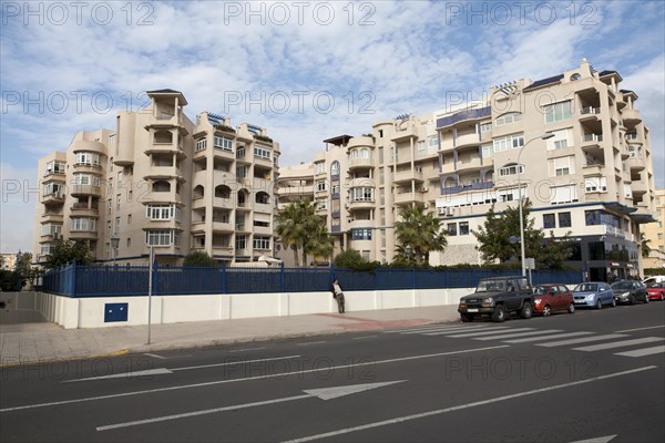 Apartment housing Melilla autonomous city state Spanish territory in north Africa, Spain, Europe