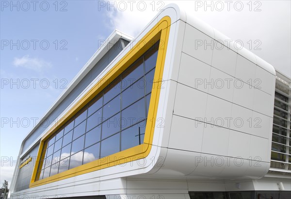 New sports centre, The Works redevelopment area, Ebbw Vale, Blaenau Gwent, South Wales, UK