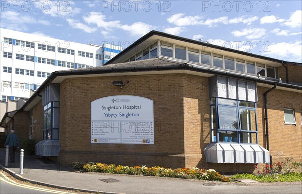 Singleton hospital, Swansea, South Wales, West Glamorgan, UK