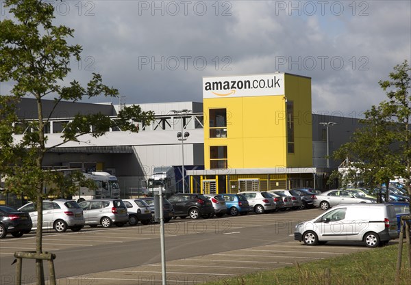 Amazon distribution centre headquarters Swansea, West Glamorgan, South Wales, UK