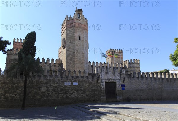 Historic castle, Castillo de San Marcos, Puerto de Santa Maria, Cadiz province, Spain, Europe