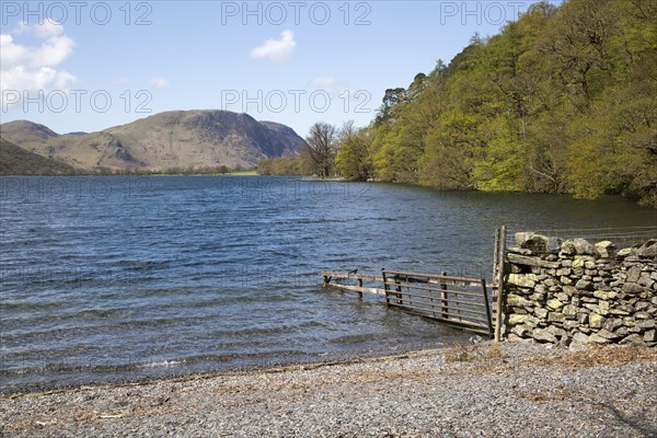 Landscape view of Lake Buttermere, Cumbria, England, UK