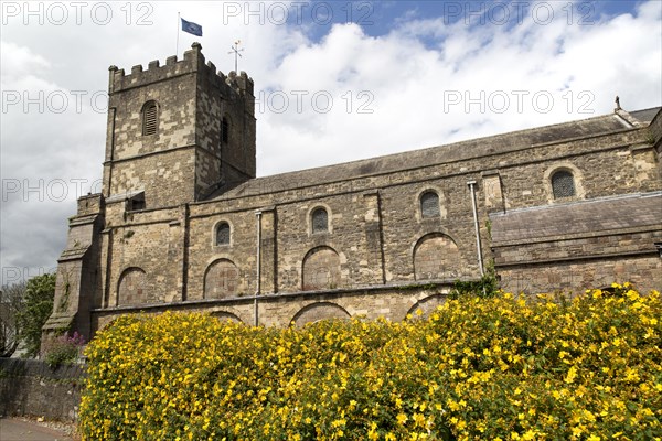 Historic Priory Church of St Mary in town of Chepstow, Monmouthshire, Wales, UK