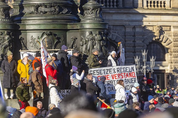 Farmers' protest action, Dresden, Saxony, Germany, Europe