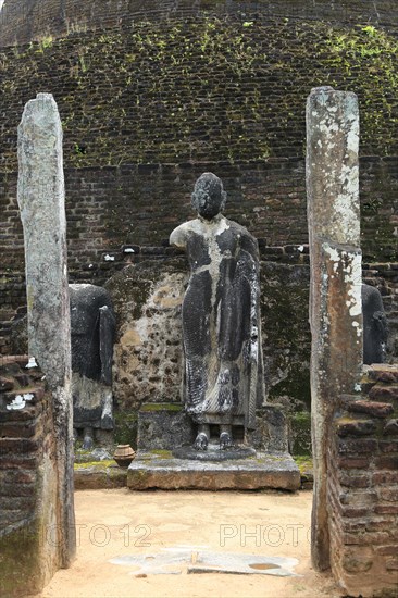 Pabula Vihara temple, UNESCO World Heritage Site, the ancient city of Polonnaruwa, Sri Lanka, Asia