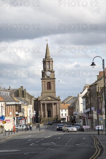 The Town Hall built 1754â€“60, Berwick-upon-Tweed, Northumberland, England, UK