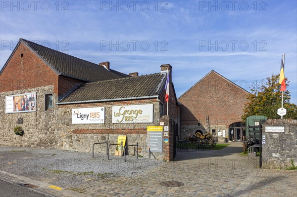 Ligny 1815 Museum, site of the 1815 Battle of Ligny, where Napoleon achieved his last victory, defeating Bluecher, Sombreffe, Namur, Wallonia, Belgium, Europe