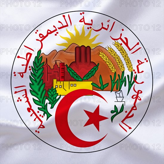 Africa, African Union, the coat of arms of Algeria, Algeria, Studio, Africa