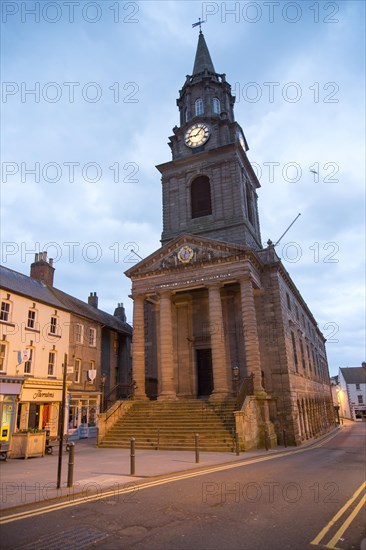 The Town Hall built 1754â€“60, Berwick-upon-Tweed, Northumberland, England, UK