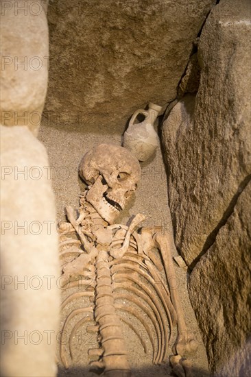 Roman burial display archaeology museum, Jerez de la Frontera, Cadiz Province, Spain, Europe