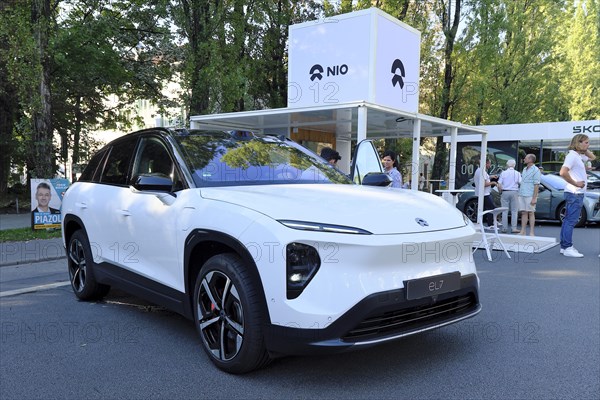 Electric SUV el 7, from the Chinese car manufacturer NIO, IAA Mobility 2023, Munich, Bavaria, Germany, Europe