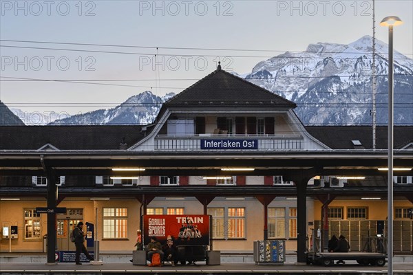 SBB Interlaken Ost railway station, Switzerland, Europe