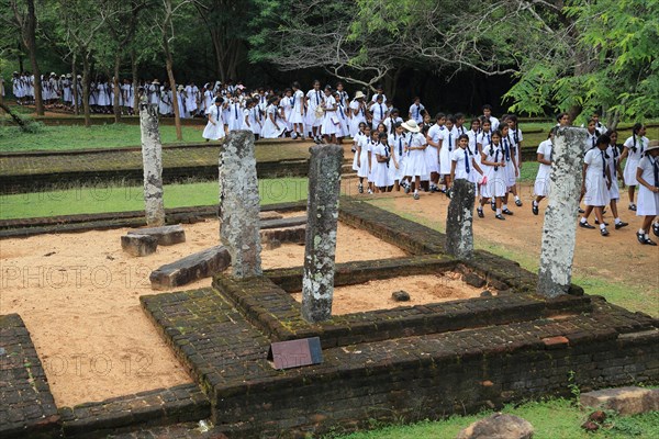 UNESCO World Heritage Site, the ancient city of Polonnaruwa, Sri Lanka, Asia, ruins at Potgul Vihara site, Asia