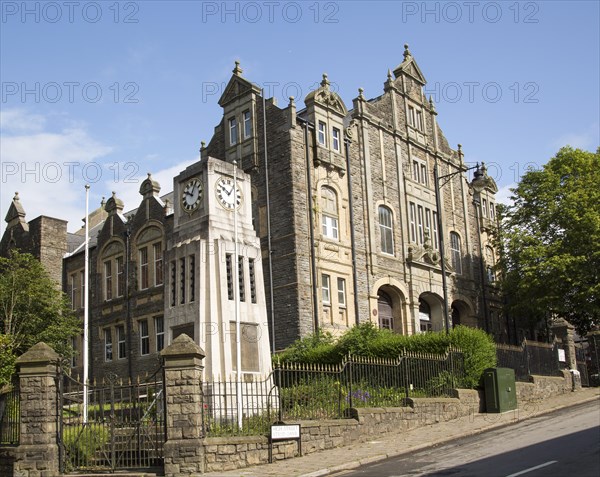 Workmen's Hall building, Blaenavon World Heritage town, Torfaen, Monmouthshire, South Wales, UK