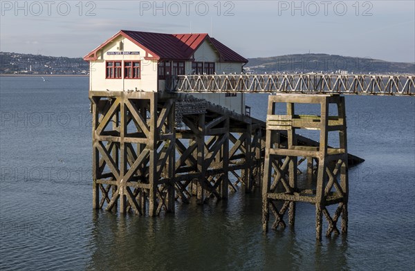 Old lifeboat station, Mumbles, Gower peninsula, near Swansea, South Wales, UK
