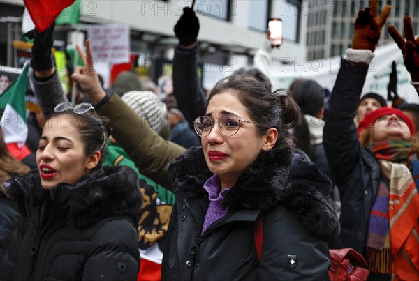 Demonstration in solidarity with the protests in Iran and remembrance of the killing of people by the Mullah regime, Berlin, 19 November 2022