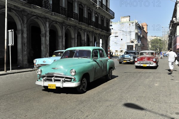 Vintage car from the 50s, Santa Clara, Cuba, Greater Antilles, Caribbean, Central America, America, Central America