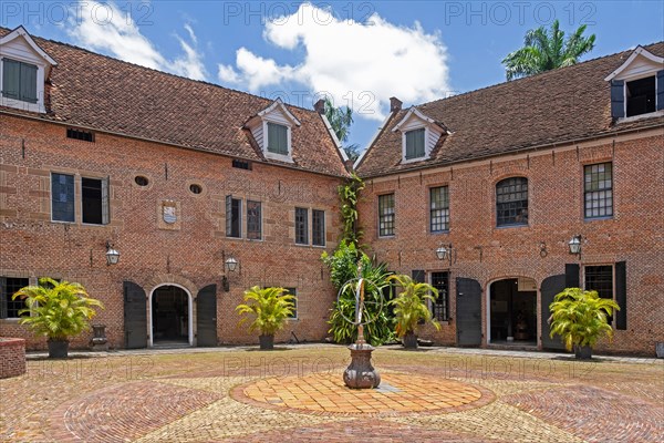 17th century Dutch Fort Zeelandia houses the Surinamese Museum in the city Paramaribo, Paramaribo District, Suriname, Surinam, South America