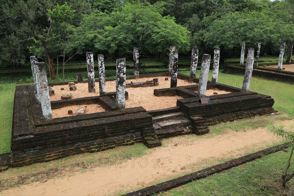 UNESCO World Heritage Site, the ancient city of Polonnaruwa, Sri Lanka, Asia, ruins at Potgul Vihara site, Asia