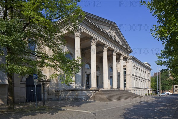 The state parliament in the former Leineschloss, Leine Castle in Hannover, Lower Saxony, Germany, Europe