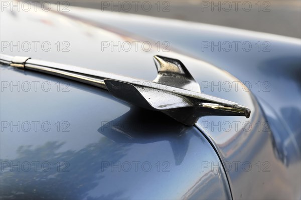 Detail, radiator grille, Chevrolet, vintage car from the 50s, Vinales, Valle de Vinales, Pinar del Rio province, Cuba, Greater Antilles, Caribbean, Central America