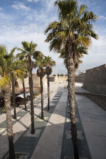 Muralla Real historic fortress Ceuta, Spanish territory in north Africa, Spain, Europe