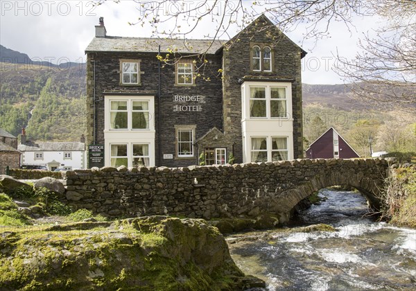 The Bridge hotel, Buttermere village, Cumbria, England, UK