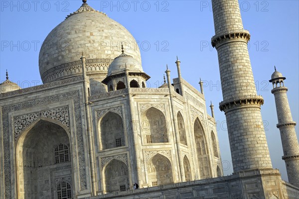 The Taj Mahal in Agra, Uttar Pradesh, India, Asia