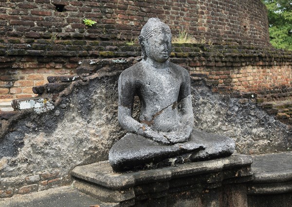 Pabula Vihara temple, UNESCO World Heritage Site, the ancient city of Polonnaruwa, Sri Lanka, Asia